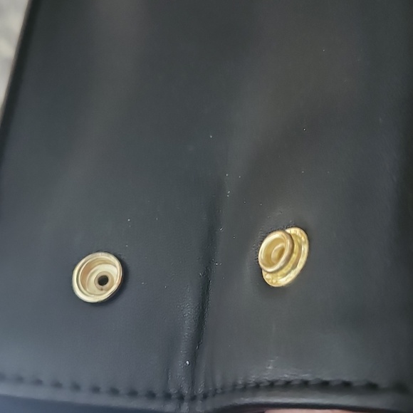 Anne Klein Off The Grid Black Faux Leather Backpack - Picture 9 of 16